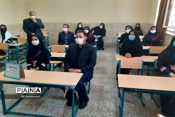 مانور نمادین بازگشایی مدارس