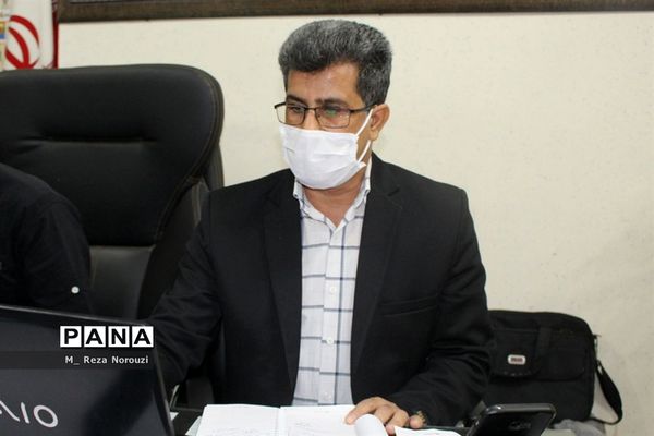 ویدئو کنفرانس پروژه ملی کنترل وزن و چاقی دانش آموزان  اداره کل آموزش و پرورش استان بوشهر