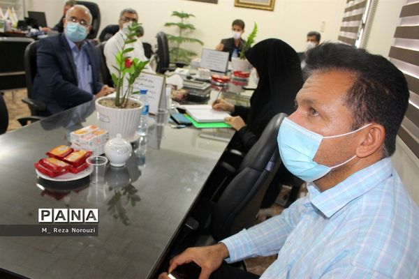 ویدئو کنفرانس پروژه ملی کنترل وزن و چاقی دانش آموزان  اداره کل آموزش و پرورش استان بوشهر