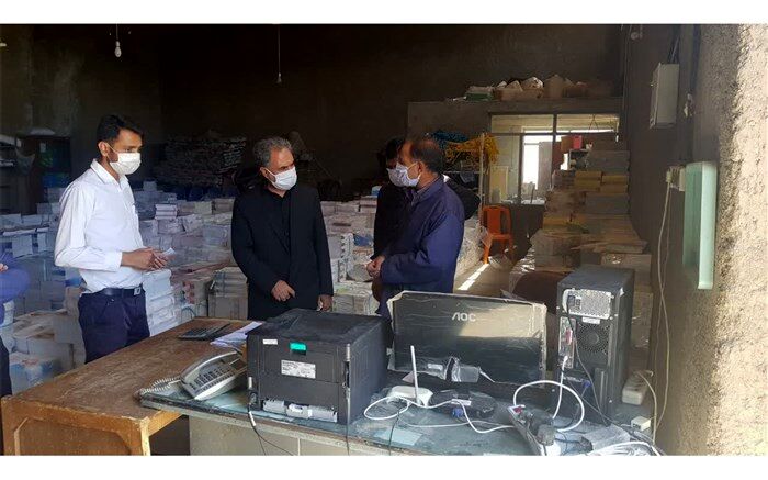 بازدید از انبار توزیع کتب شهرستان بیرجند