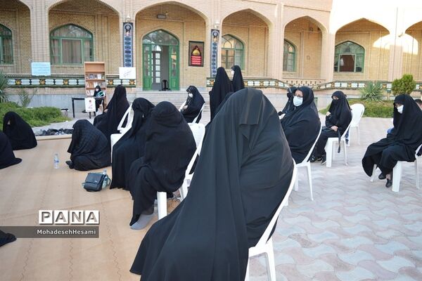 عزاداری حسینی در حوزه علمیه نرجس(س) شهرستان بیرجند