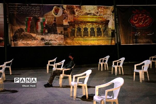 مراسم عزاداری دهه اول محرم در پارک ملت مشهد