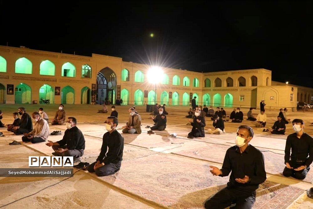 مراسم سوگواری ابا عبدالله(ع) در امامزادگان باقریه بیرجند