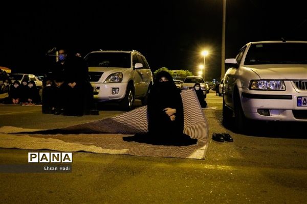 مراسم عزاداری در جمعه بازار خودرو مشهد