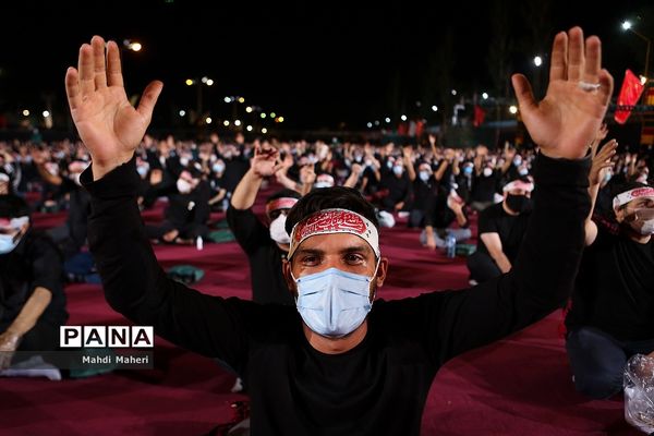 عزاداری شب تاسوعا حسینی در هئیت ریحانه الحسین