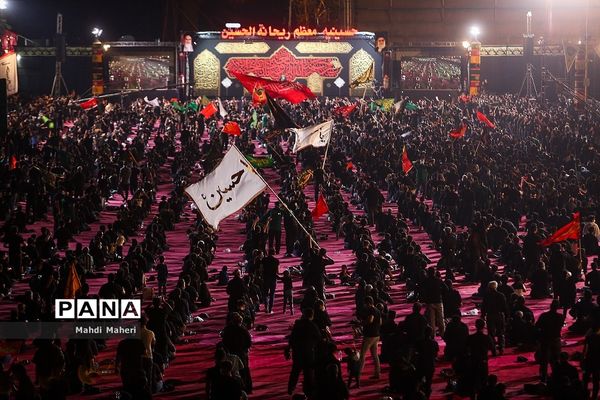 عزاداری شب تاسوعا حسینی در هئیت ریحانه الحسین