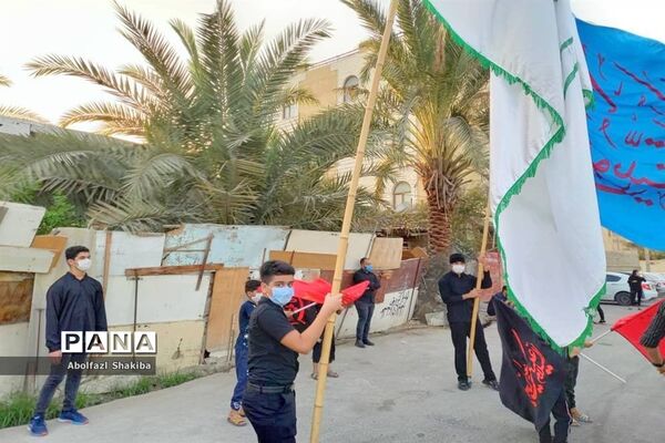 مراسم  روضه شب تاسوعا در مسجد خاتم الأنبیاء ( ص ) هیئت منتظران حضرت مهدی (عجّ) بوشهر