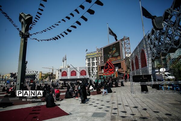 عزاداری تاسوعای حسینی در میدان امام حسین(ع)