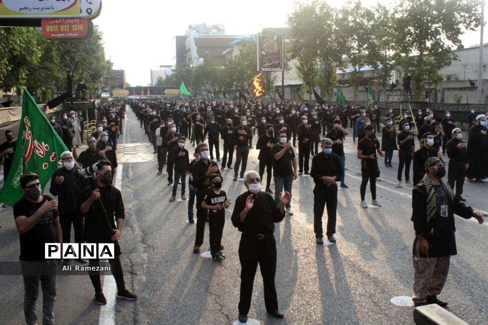 عزاداری عصر تاسوعای حسینی در قائم‌شهر