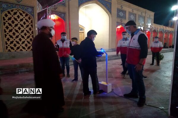 مراسم شب عاشورا در آرامگاه مدرس کاشمر