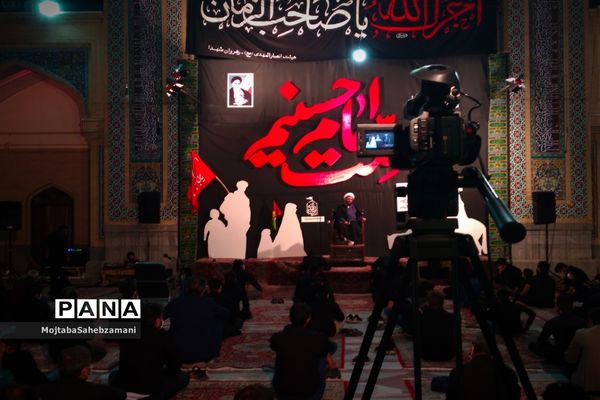 مراسم شب عاشورا در آرامگاه مدرس کاشمر