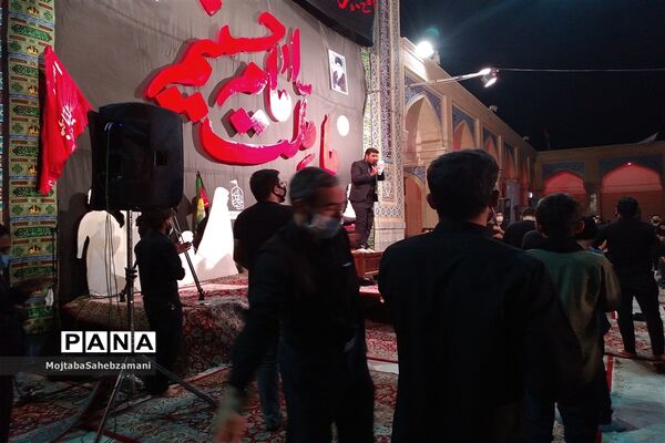 مراسم شب عاشورا در آرامگاه مدرس کاشمر