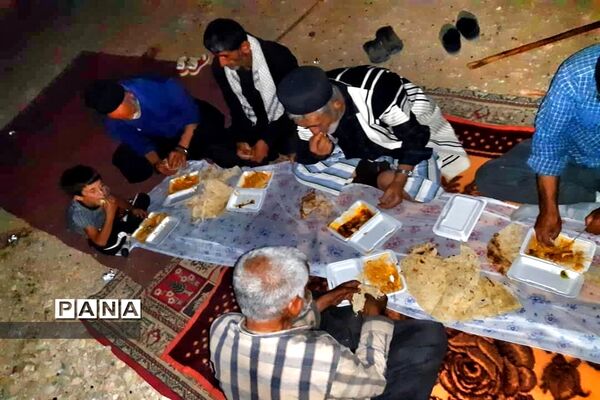 مراسم  ایام محرم در بین عشایر بختیاری توسط گروه جهادگران شهرستان امیدیه