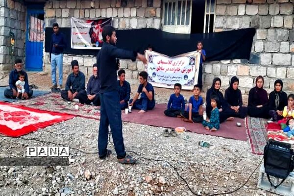 مراسم  ایام محرم در بین عشایر بختیاری توسط گروه جهادگران شهرستان امیدیه