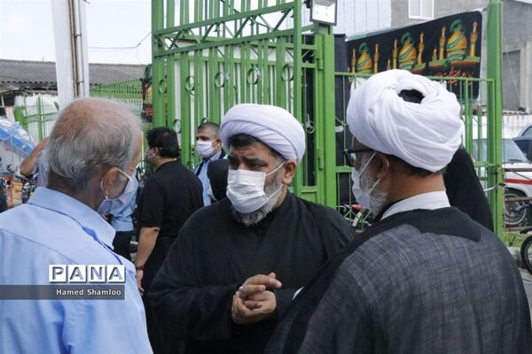 عزاداری عاشورا در امامزاده ابراهیم (ع) بابلسر