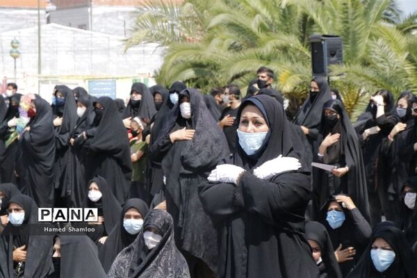 عزاداری عاشورا در امامزاده ابراهیم (ع) بابلسر