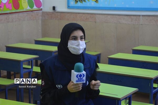 آیین بازگشایی مدارس و نواخته شدن زنگ سال تحصیلی جدید در بافق