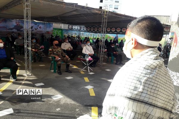 آیین بازگشایی مدارس در منطقه 13