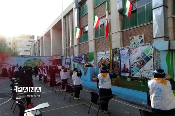 نواخته شدن زنگ بازگشائی مدارس در منطقه 9