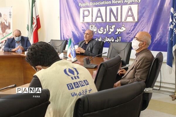 بازدید مدیرکل فرهنگی و هنری وزارت آموزش و پرورش از سازمان دانش‌آموزی آذربایجان غربی