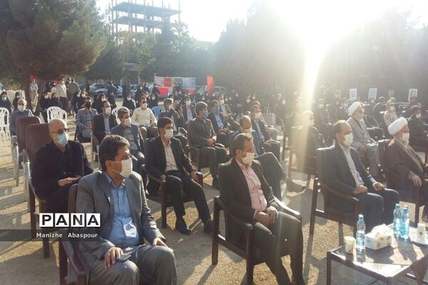 آیین بازگشایی مدارس در هنرستان  دخترانه محمودیه بجنورد