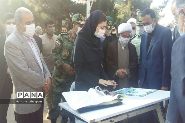 آیین بازگشایی مدارس در هنرستان  دخترانه محمودیه بجنورد