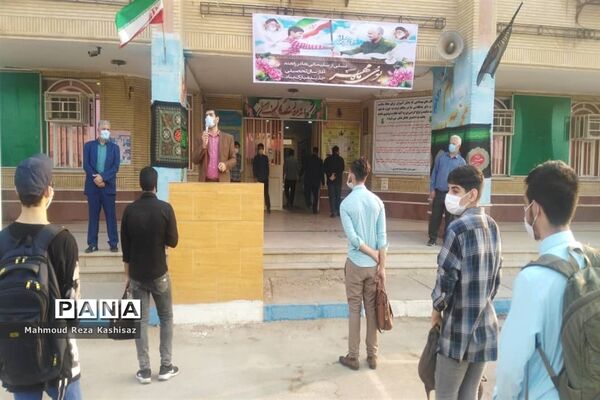 آیین بازگشایی مدارس در  ناحیه ۳ اهواز