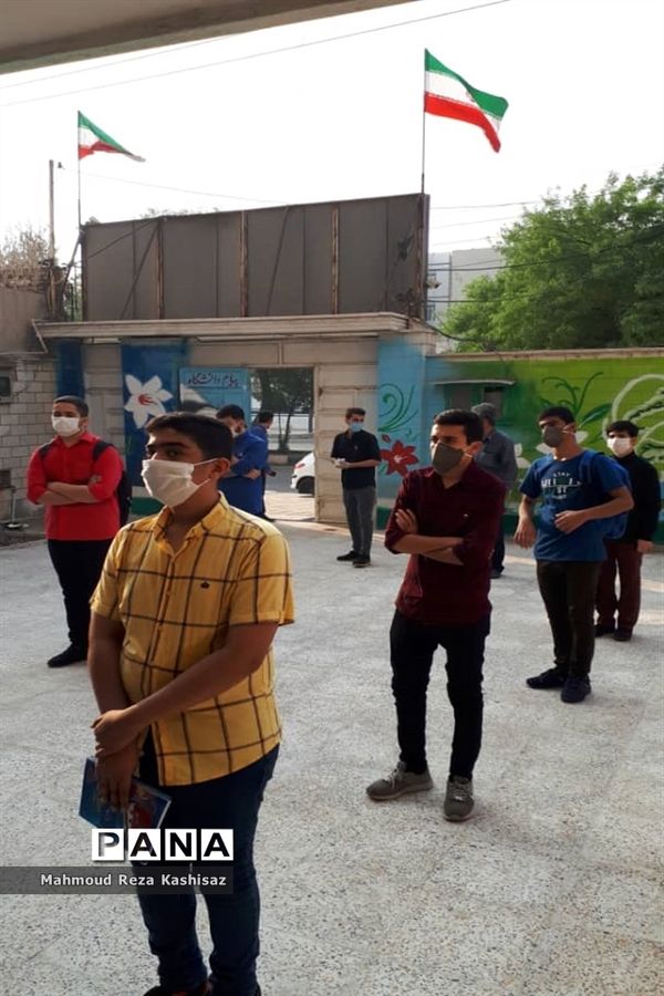 آیین بازگشایی مدارس در  ناحیه ۳ اهواز