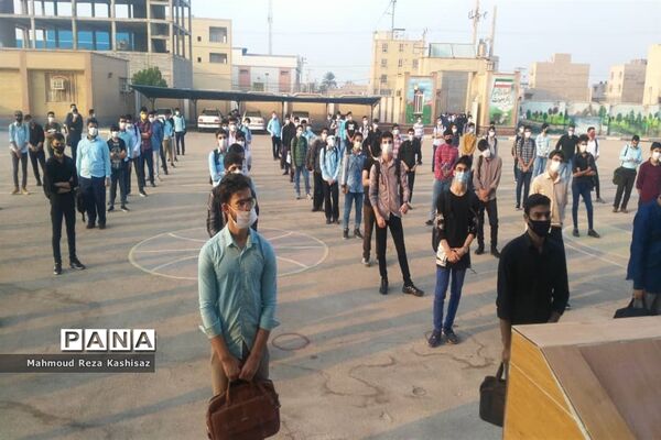 آیین بازگشایی مدارس در  ناحیه ۳ اهواز