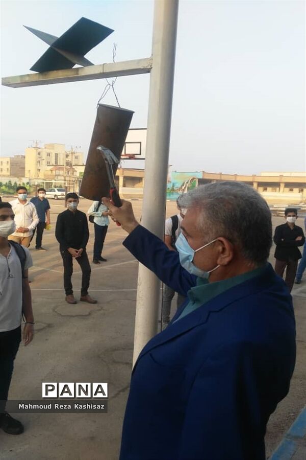 آیین بازگشایی مدارس در  ناحیه ۳ اهواز