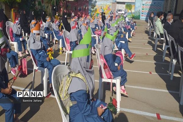 آیین بازگشایی مدارس شهرستان رزن