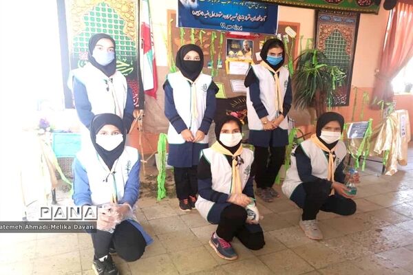 آیین نمادین بازگشایی مدارس شهرستان ملایر توسط دانش آموزان پیشتاز