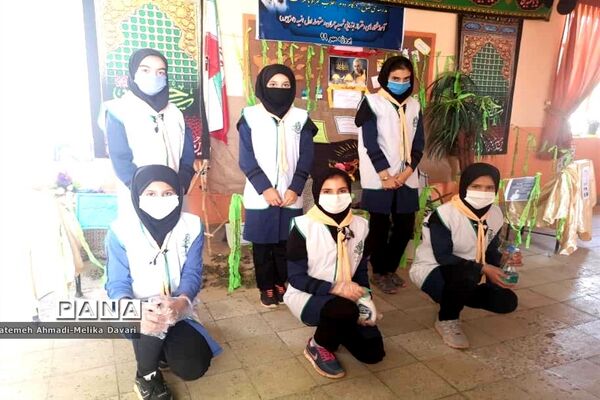 آیین نمادین بازگشایی مدارس شهرستان ملایر توسط دانش آموزان پیشتاز