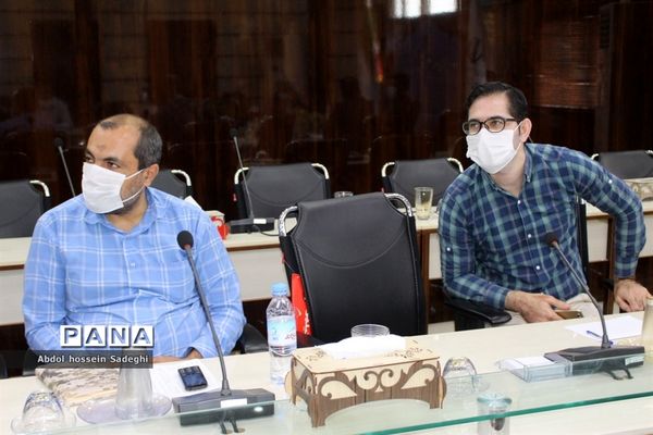 جلسه ویدئو کنفرانس مراسم  افتتاحیه جشنواره علمدار از مزار شهید سردار سلیمانی کرمان