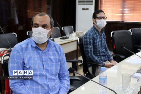 جلسه ویدئو کنفرانس مراسم  افتتاحیه جشنواره علمدار از مزار شهید سردار سلیمانی کرمان