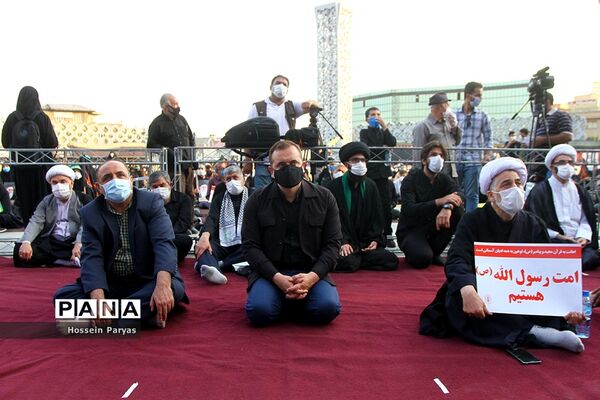 تجمع محکومیت در پی اهانت به کلام الله مجید و نبی مکرم اسلام