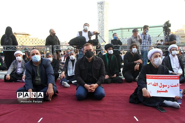 تجمع محکومیت در پی اهانت به کلام الله مجید و نبی مکرم اسلام
