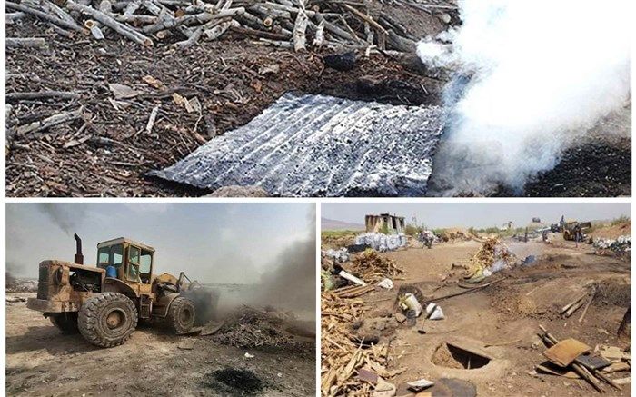 جمع‌آوری 200 دهنه تولید زغال غیر مجاز در غرب استان تهران