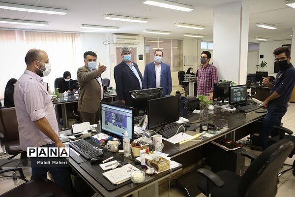 بازدید ابراهیم امینی، نایب رئیس شورای اسلامی شهر تهران از خبرگزاری پانا