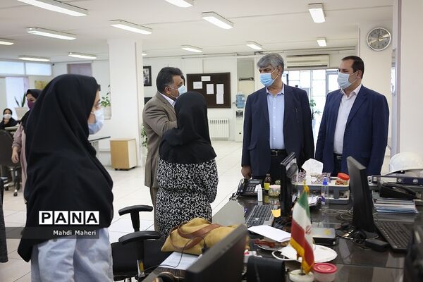 بازدید ابراهیم امینی، نایب رئیس شورای اسلامی شهر تهران از خبرگزاری پانا