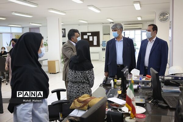 بازدید ابراهیم امینی، نایب رئیس شورای اسلامی شهر تهران از خبرگزاری پانا