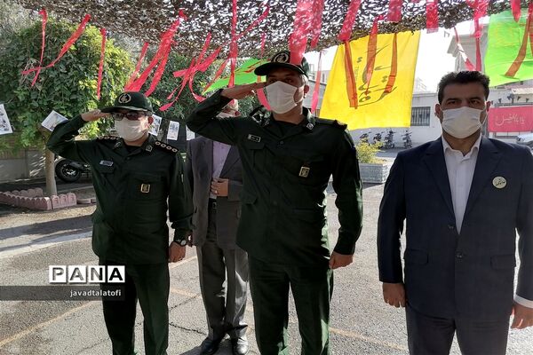 صبحگاه مشترک حوزه بسیج دانش‌آموزی و فرهنگیان ناحیه دو شهر ری