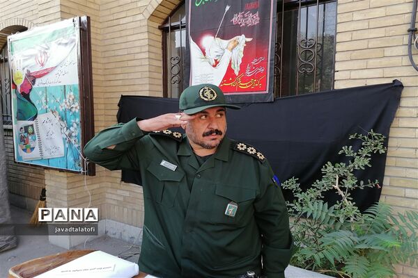 صبحگاه مشترک حوزه بسیج دانش‌آموزی و فرهنگیان ناحیه دو شهر ری
