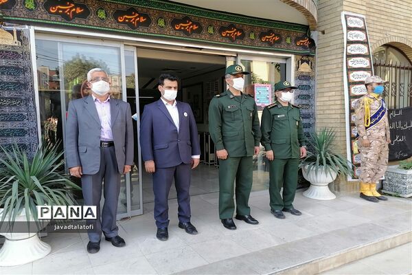 صبحگاه مشترک حوزه بسیج دانش‌آموزی و فرهنگیان ناحیه دو شهر ری