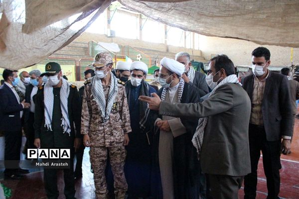 افتتاح نمایشگاه اقتدار40 شهرستان خوسف