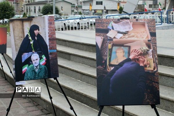 افتتاح نمایشگاه عکس دفاع مقدس در قائم شهر