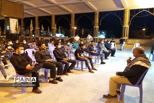 آیین تجدید میثاق با آرمان‌های شهدا به مناسبت هفته دفاع مقدس در نی‌ریز