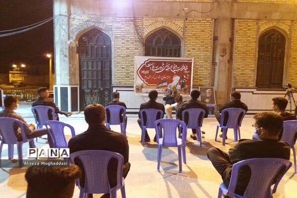 آیین تجدید میثاق با آرمان‌های شهدا به مناسبت هفته دفاع مقدس در نی‌ریز