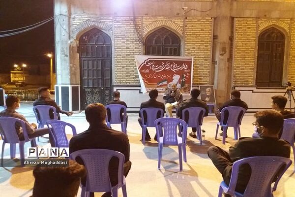 آیین تجدید میثاق با آرمان‌های شهدا به مناسبت هفته دفاع مقدس در نی‌ریز