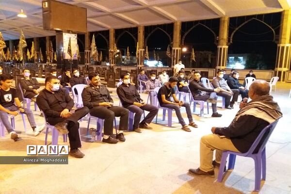 آیین تجدید میثاق با آرمان‌های شهدا به مناسبت هفته دفاع مقدس در نی‌ریز